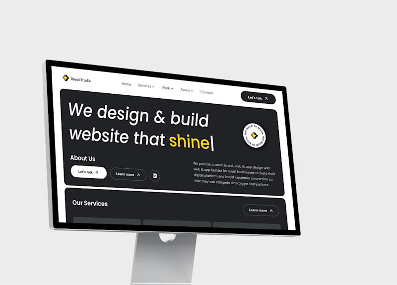 Cover image for Raydi Studio: Website & Framer Development