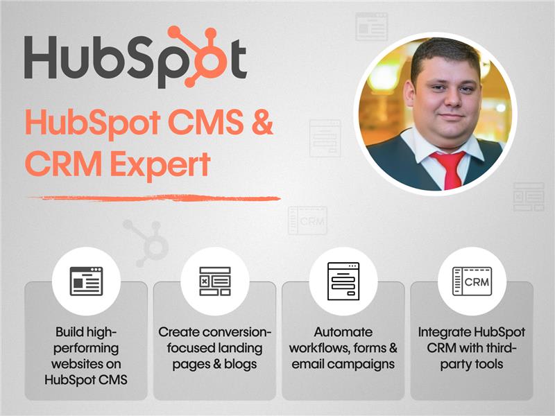 Cover image for HubSpot CMS Development & Marketing Automation