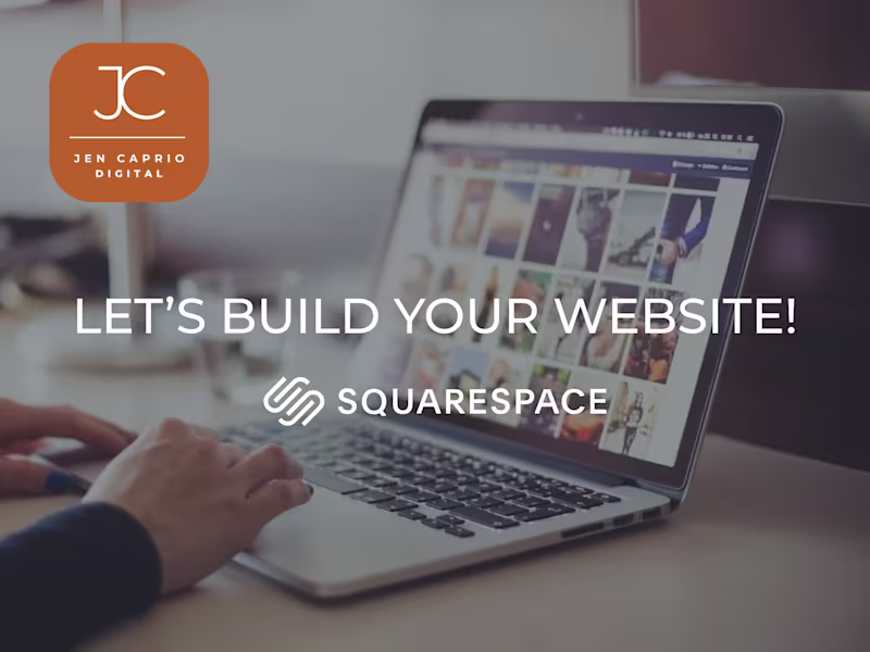 Cover image for Let's Build Your Squarespace Site!