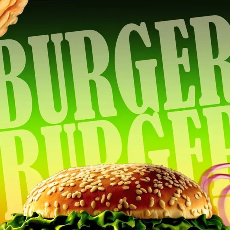 Cover image for Tasvir on Instagram: “Burger poster design
.
.
.
.
.
.
.
.
.
.
…