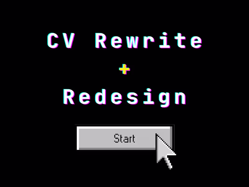 Cover image for CV/Portfolio/LI redesign+rewrite: secure your next interview
