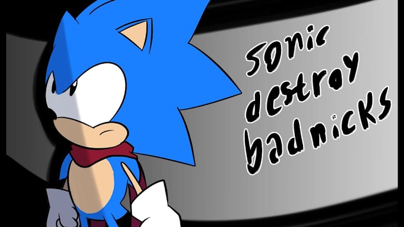 Cover image for Sonic destroy badnicks 