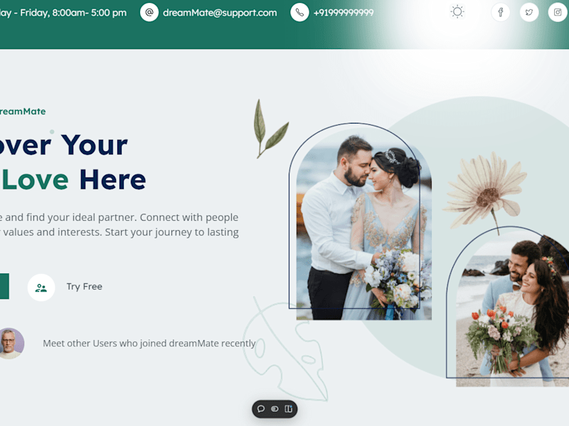 Cover image for DreamMate - Matrimonial Site