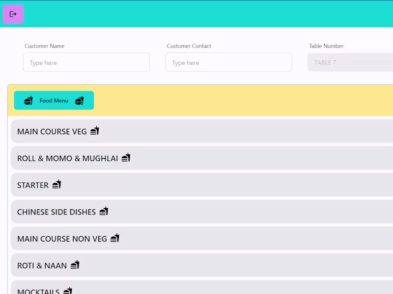 Cover image for Restrurent Management System