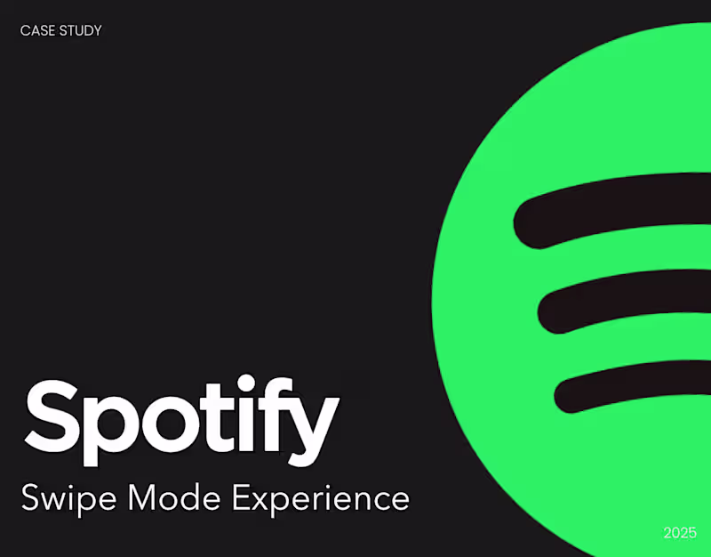 Cover image for Spotify Swipe Mode