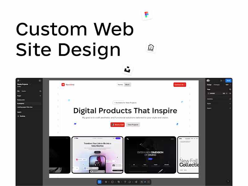 Cover image for Custom Web Site Design