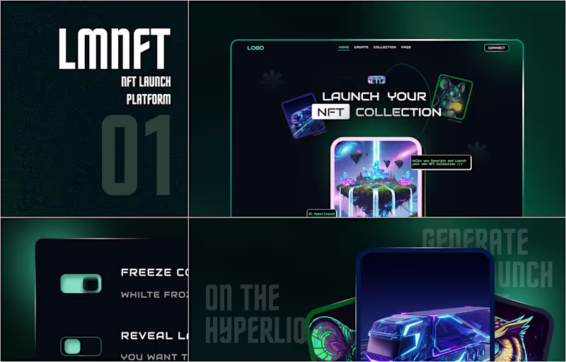 Cover image for Recently worked on a NFT website design for practice. kept i...