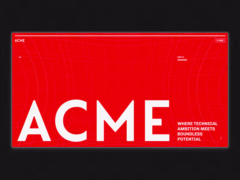 Cover image for Acme Capital Website Redesign in Framer