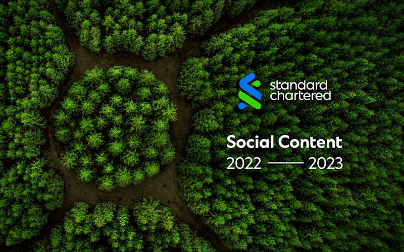 Cover image for Social Media Content for a bank