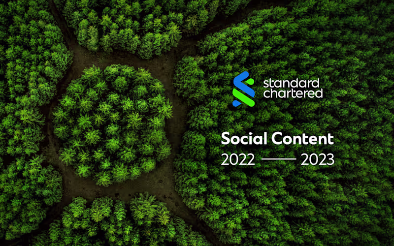 Cover image for Social Media Content for a bank