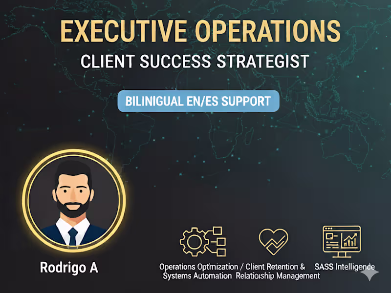 Cover image for Executive Operations & Client Success Support