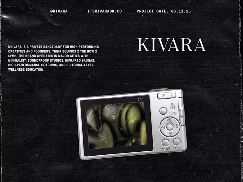 Cover image for Kivara Brand Identity Development