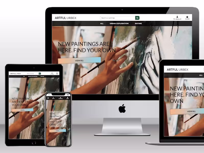 Cover image for E-commerce Art Store