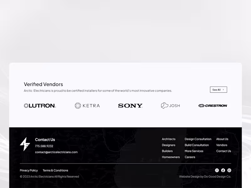 Cover image for Arctic Electricians is a certified installer for top brands ...