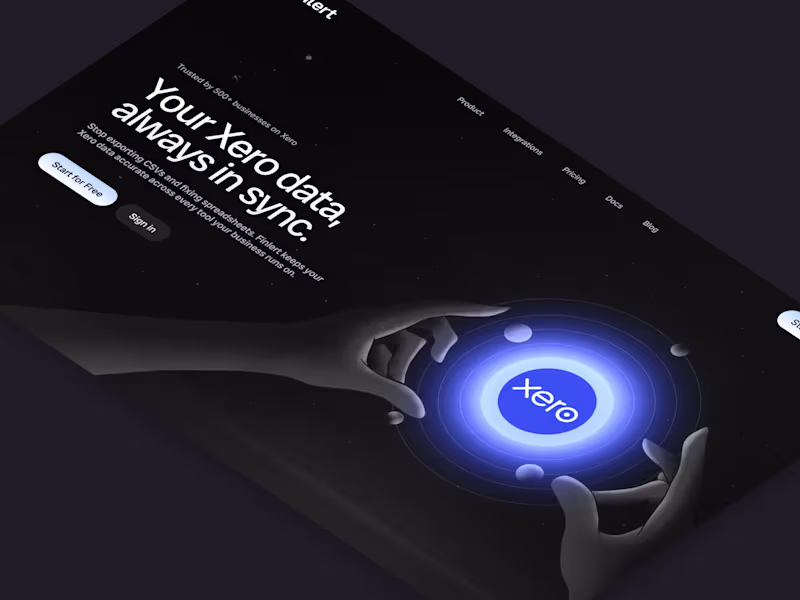 Cover image for Landing page hero redesign for