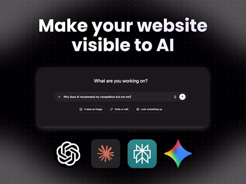 Cover image for  AI visibility for your website - GEO