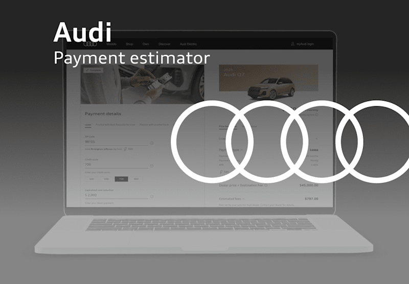 Cover image for Audi (Payment Estimator- Marketplace)