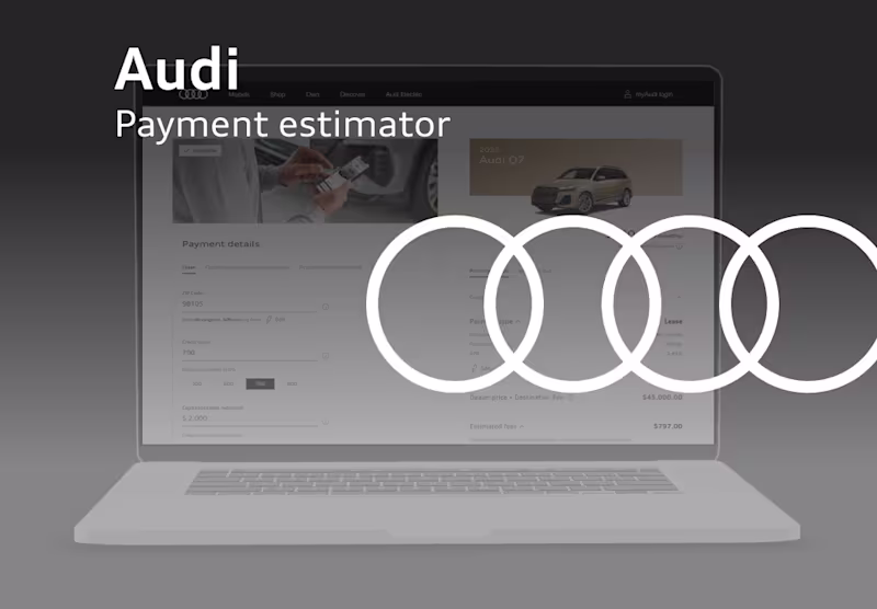 Cover image for Audi (Payment Estimator- Marketplace)