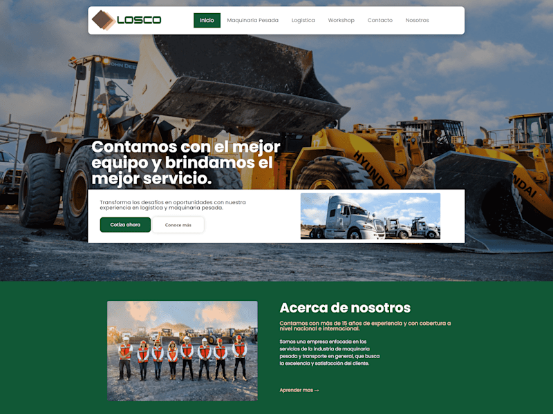 Cover image for Losco | Constructional Website