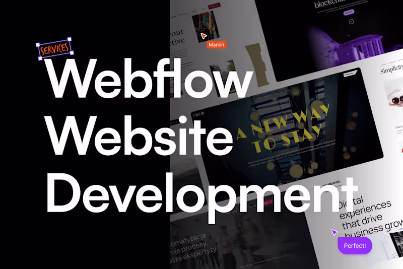 Cover image for Webflow / Website Development