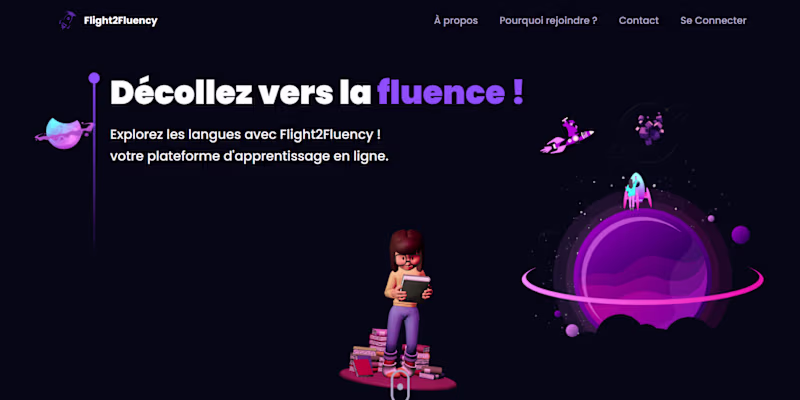 Cover image for E-learning website