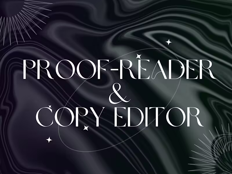 Cover image for Refine your work with a professional Proofreader & Editor  