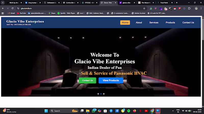 Cover image for Built a professional website for