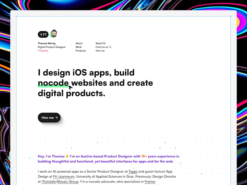 Cover image for Portfolio Website