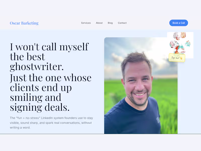 Cover image for Website copy and positioning for