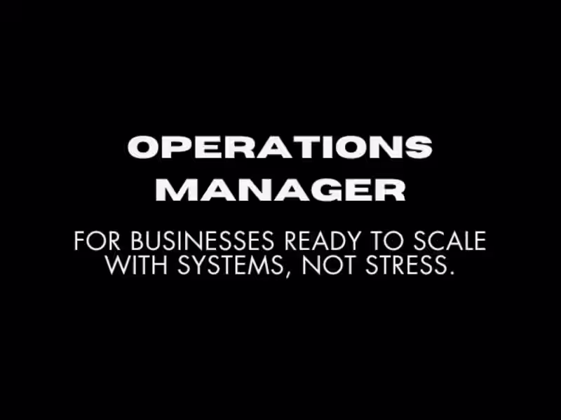 Cover image for Operations Manager 