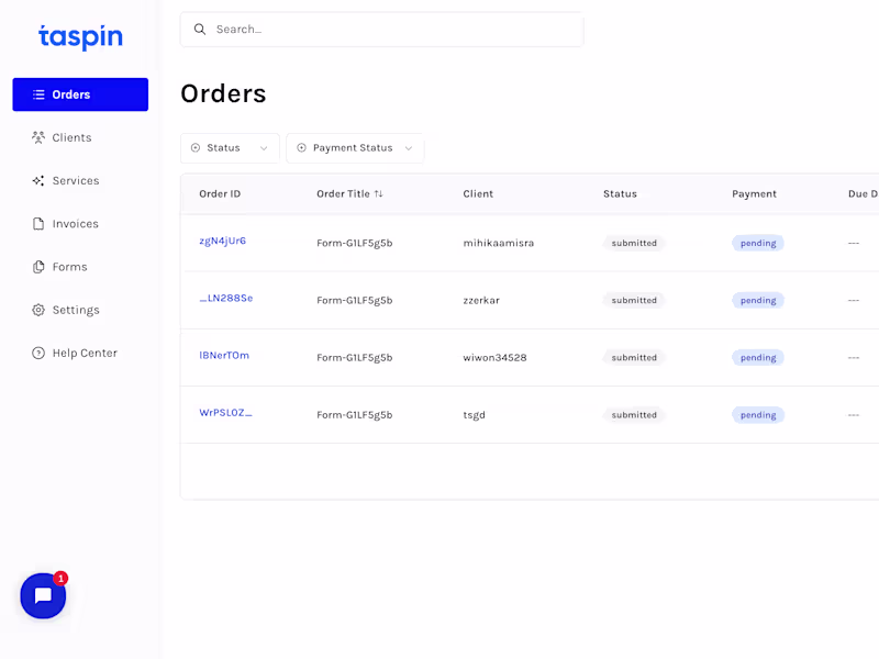 Cover image for Taspin - Project Management Tool