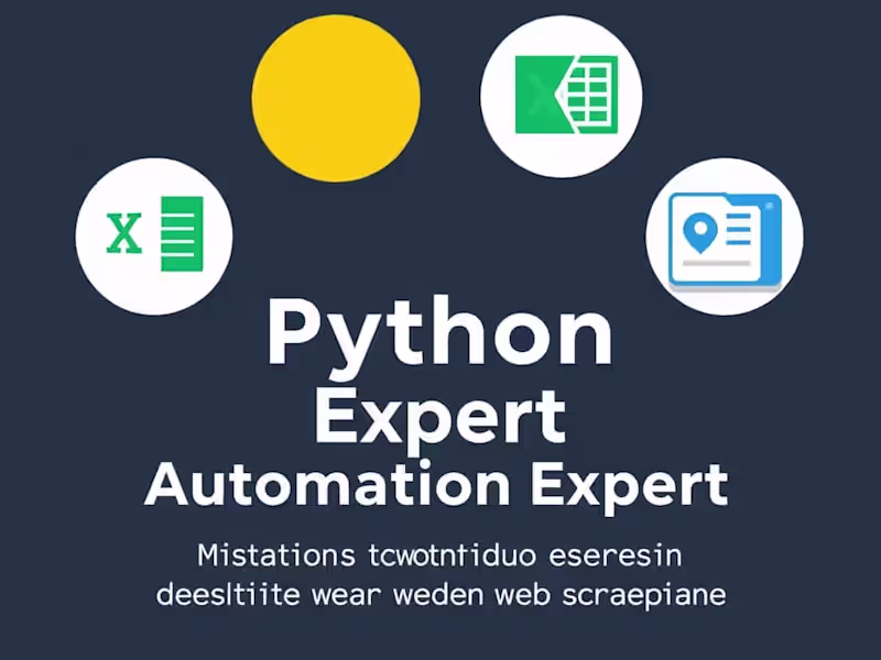 Cover image for  Python Automation Expert | Excel & Data Processing 
