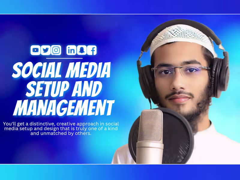 Cover image for Social media setup and management by experienced cmo 2025