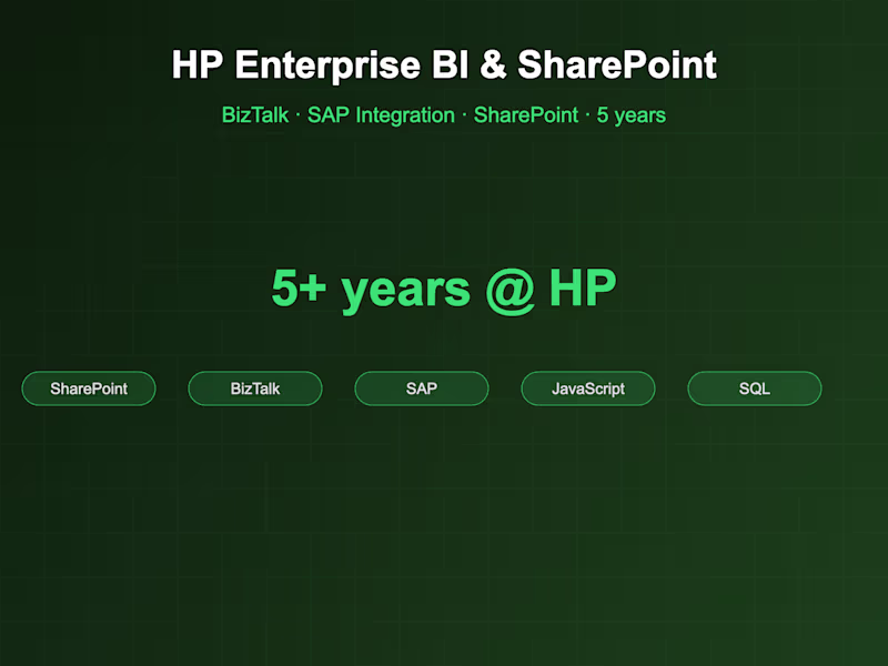 Cover image for 🖥️ HP Enterprise Solutions (2011–2016)
