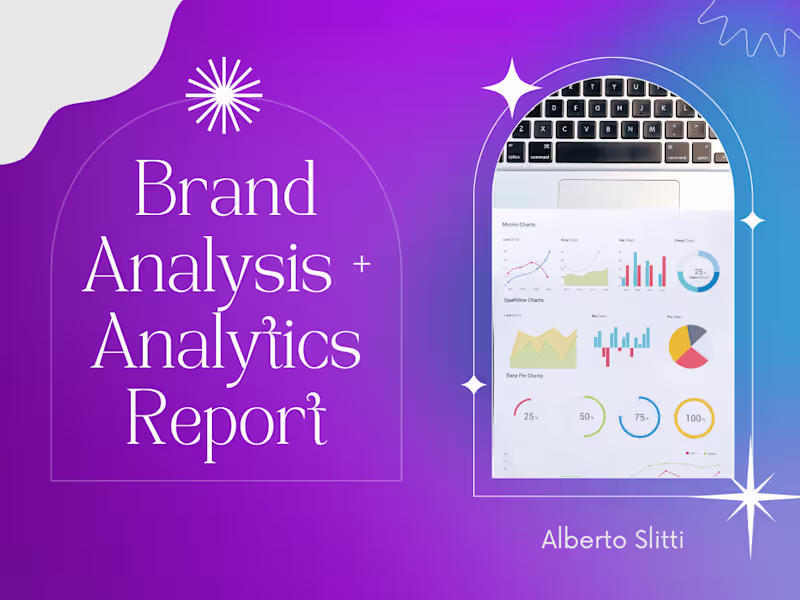 Cover image for Brand Analysis + Analytics Report