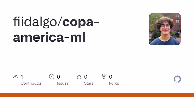 Cover image for Machine Learning Model for Predicting 2024 Copa America