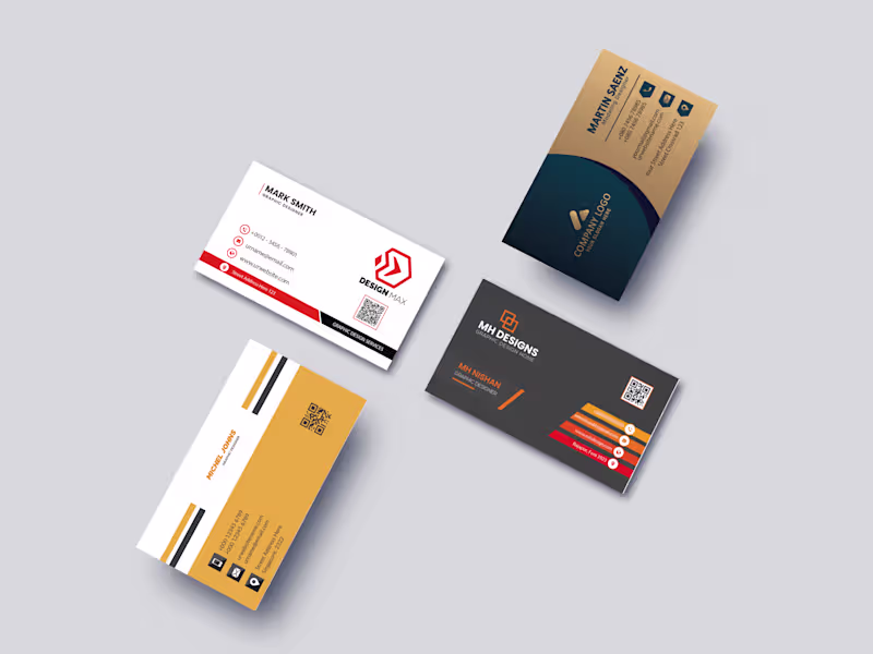 Cover image for I will do minimalist eye catching business card for you