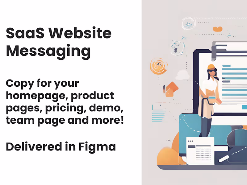 Cover image for SaaS website messaging