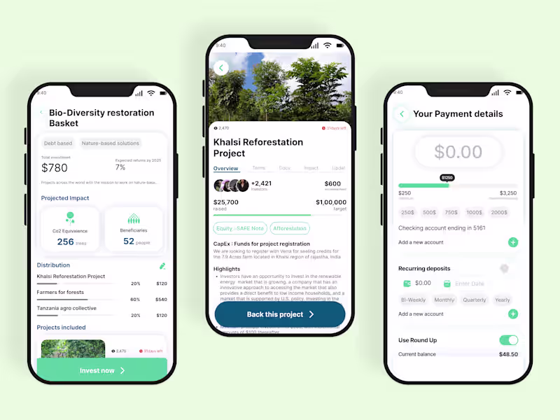 Cover image for Mobile Application for Crowdfunding Climate Adaptation projects