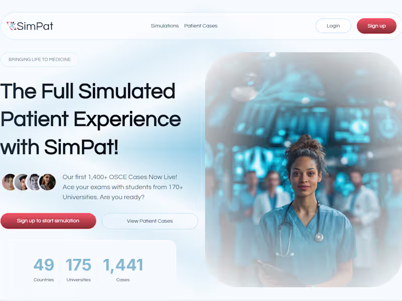 Cover image for Optimisation of SimPat's AI Medical Training Platform