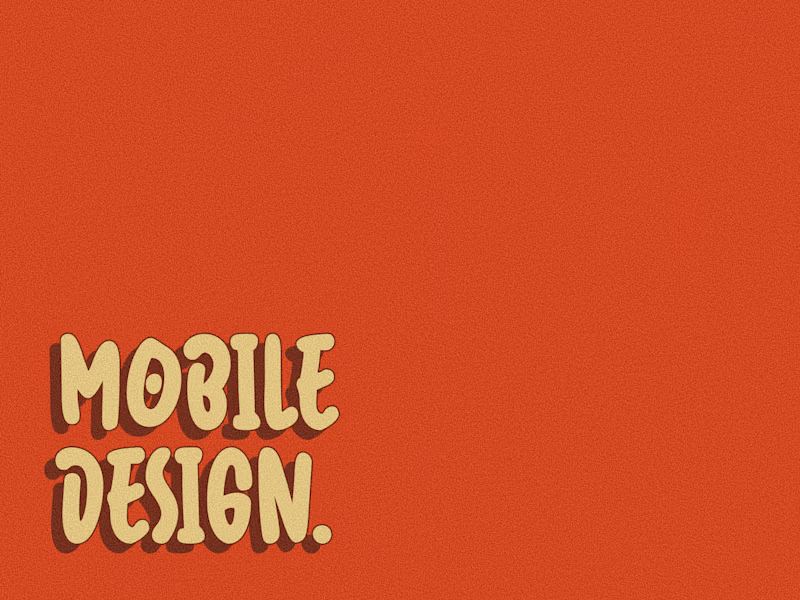 Cover image for Mobile Design