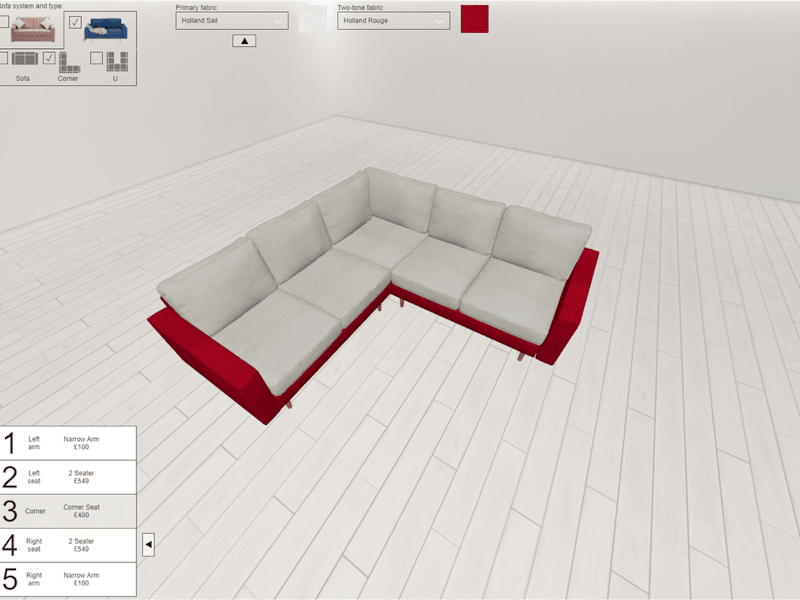 Cover image for Web 3D Sofa Builder
