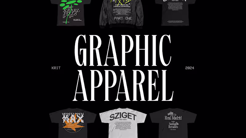 Cover image for Graphic Apparel Collection Pt-One