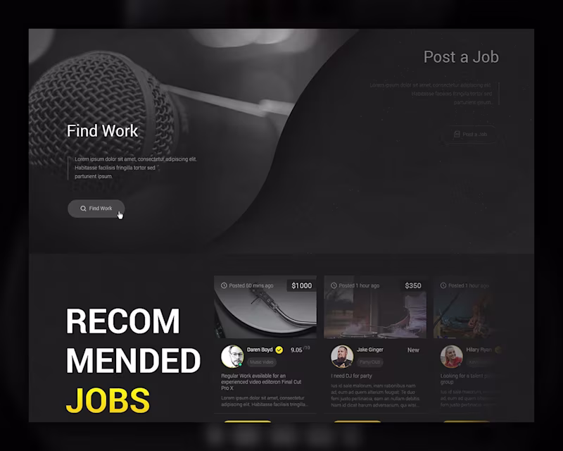 Cover image for End-to-End UX/UI Design for Musician