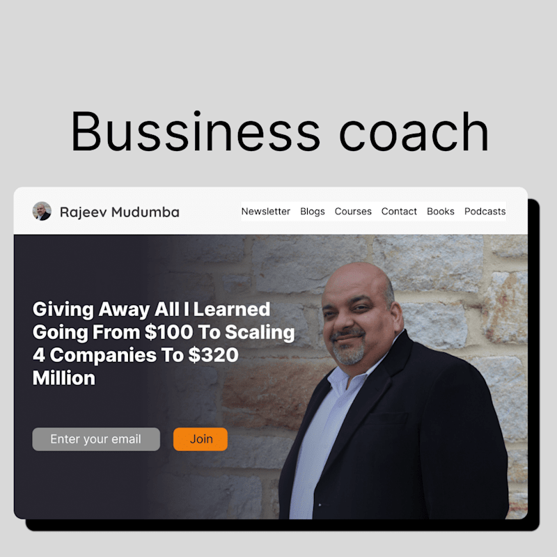 Cover image for Business coach 