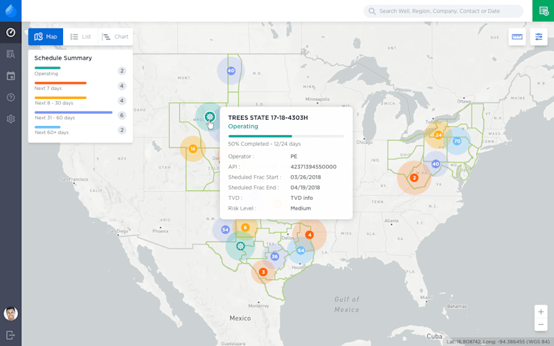 Cover image for  Operator Frac Schedule Tool (via Topcoder) 