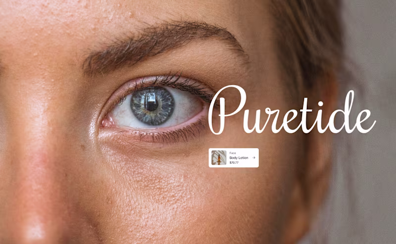 Cover image for Puretide - E-commerce website