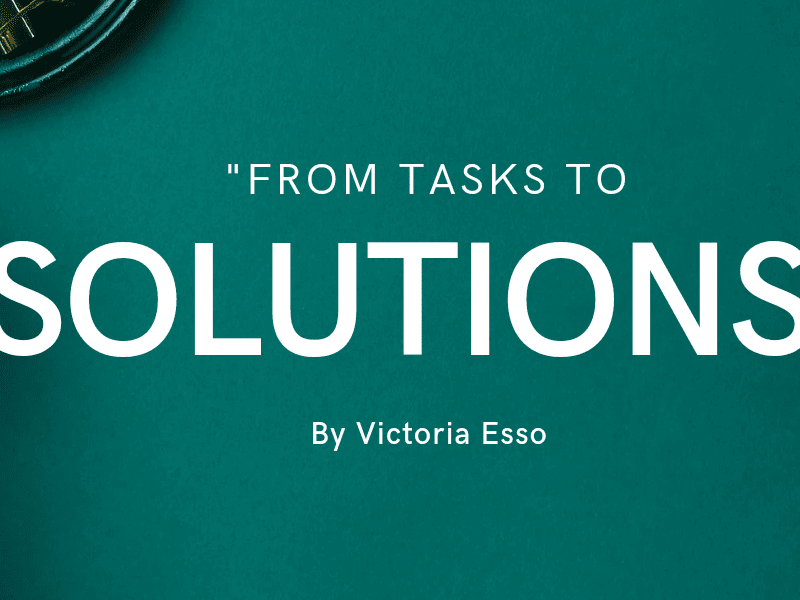 Cover image for From Tasks To Solutions 