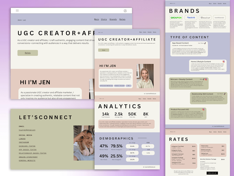 Cover image for Website Media Kits for Content Creators