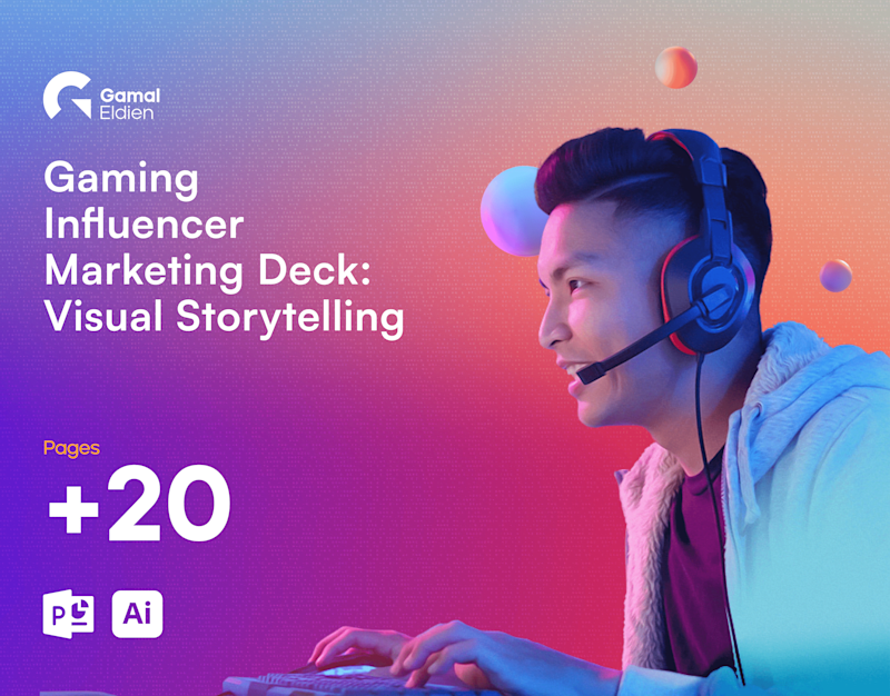 Cover image for Gaming deck | Influencer Marketing PPTX Powerpoint